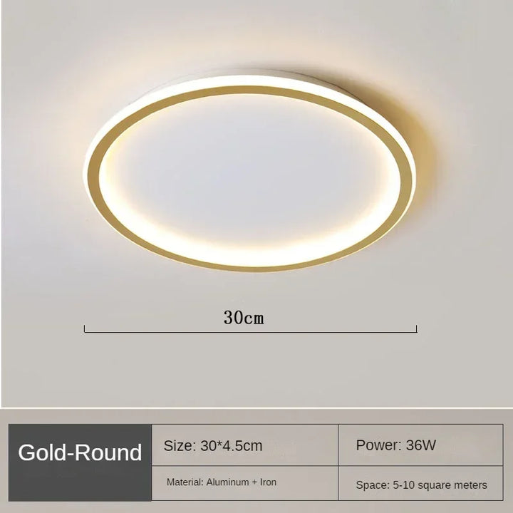 Karnz | Skandynawska Okrągła Lampa Sufitowa - NordicGlow