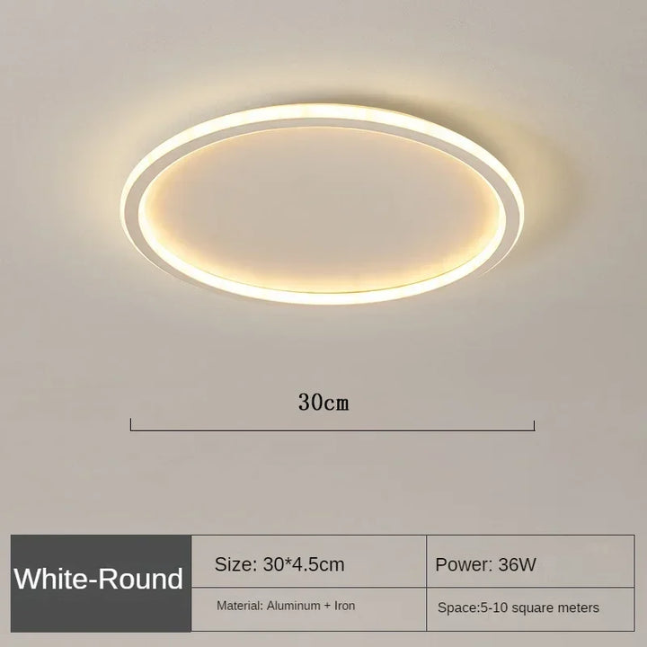 Karnz | Skandynawska Okrągła Lampa Sufitowa - NordicGlow