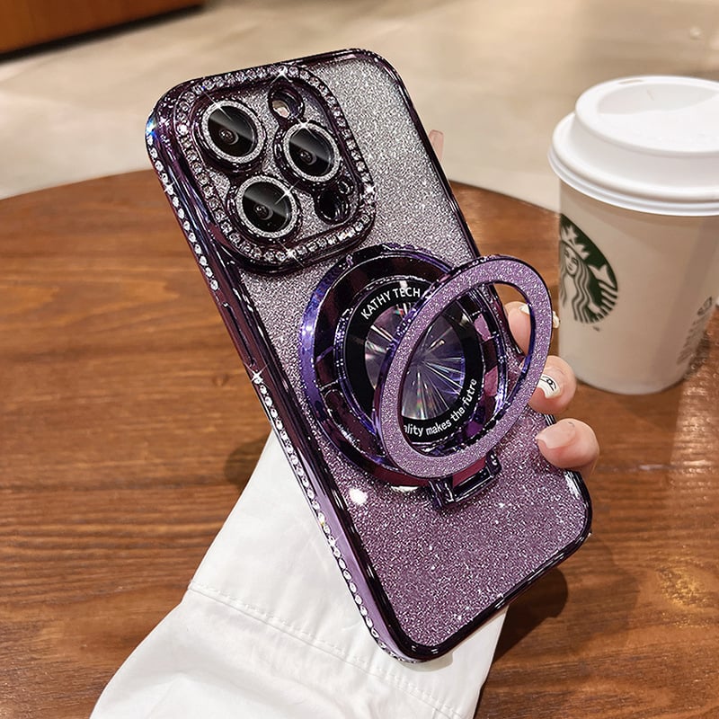 ✨BŁYSZCZĄCA DIAMENTOWA OBUDOWA MAGNETYCZNA DLA IPHONE