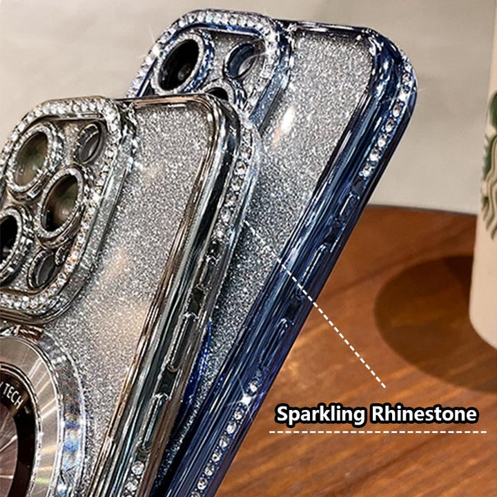 ✨BŁYSZCZĄCA DIAMENTOWA OBUDOWA MAGNETYCZNA DLA IPHONE