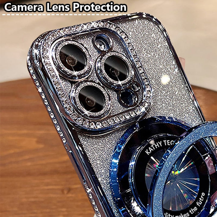 ✨BŁYSZCZĄCA DIAMENTOWA OBUDOWA MAGNETYCZNA DLA IPHONE