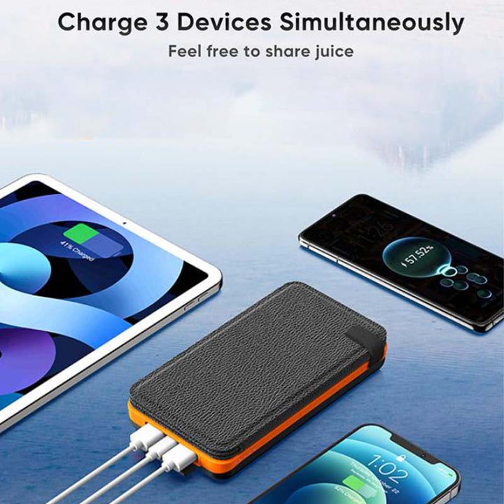 25000mAh Wysoka Pojemność Powerbank Solarny - Szybkie Ładowanie