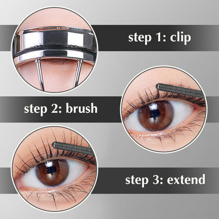 3D Curling Metallwickler Mascara - Wodoodporna i Długotrwała