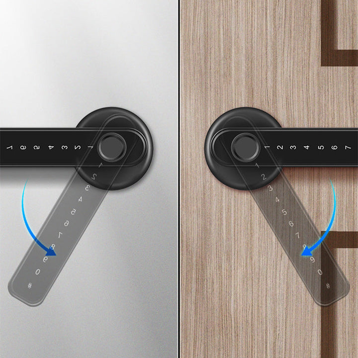 Inteligentny zamek drzwiowy z czujnikiem odcisku palca i sterowaniem przez aplikację Bluetooth