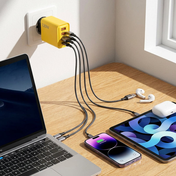 120W Ładowarka USB z 4 portami | Karnz