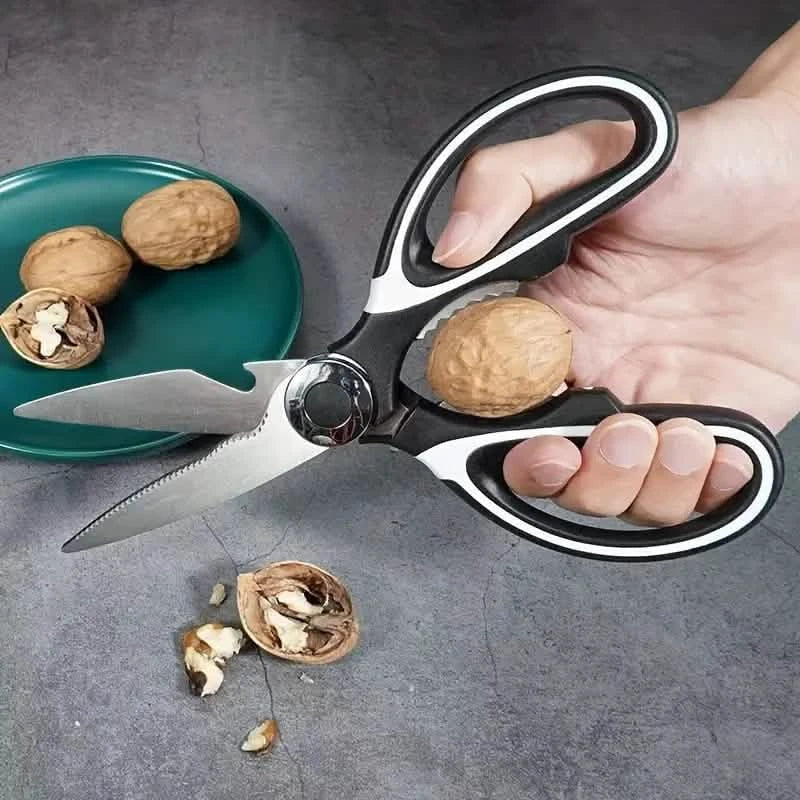 Wielofunkcyjne nożyczki kuchenne ze stali nierdzewnej