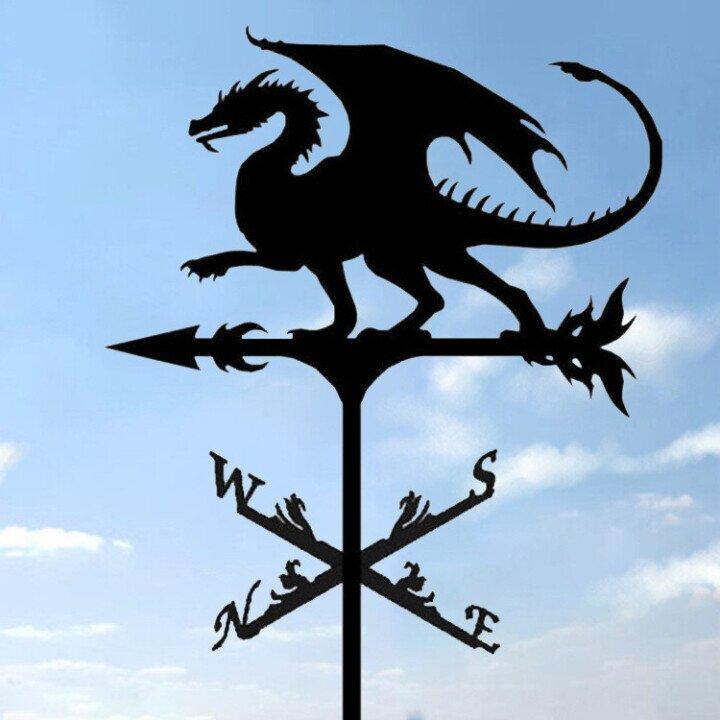 Retro-kolekcja metalowych wiatrowskazów