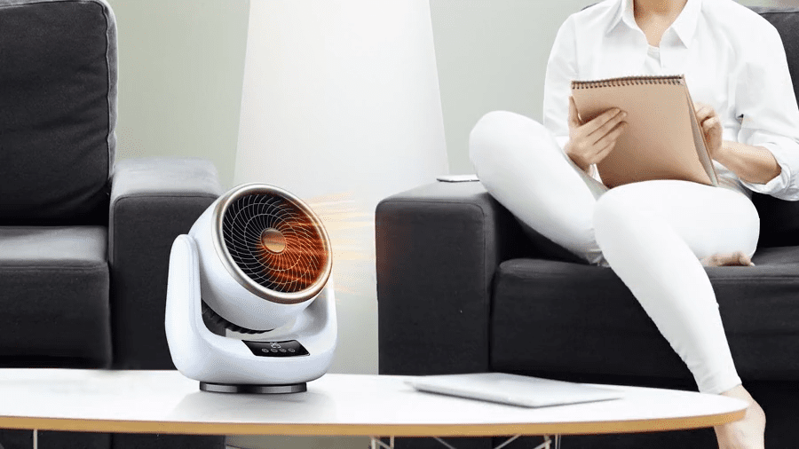Przenośny cichy wentylator cyrkulacyjny – Ultra-cichy z pilotem | Karnz