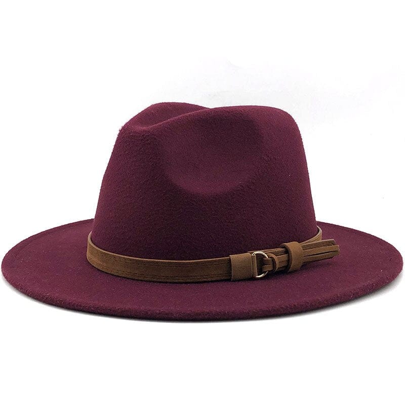 Sandsberg | Kapelusz Fedora Eridian z skórzanym paskiem